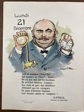 Longines Watches in 1914 Rare Advertising Swiss Watchmaking Claveille Villa Abadie