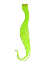 1 Clip Extension Cheveux Mèches Ondulés Vert Clair 45cm YZF-P1C18-TF2606
