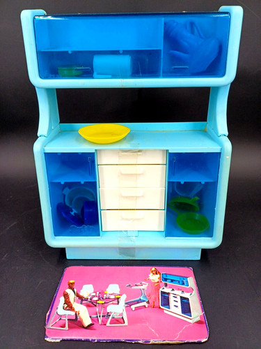 Meuble vaisselier barbie 1978 - vaisselier,