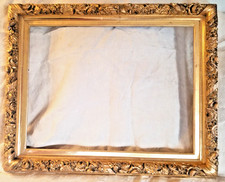 XIXe ancien cadre bois stuc