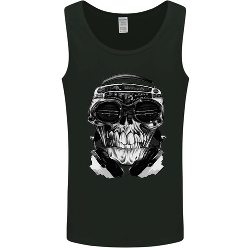 Ghetto blaster skull - skull, gilet