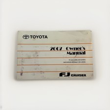 Toyota FJ Cruiser 2007 OEM Owner's Manual Hand-Book Repair 4X4 Instruction Guide