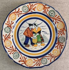 ASSIETTE CERAMIQUE FAÏENCE DE