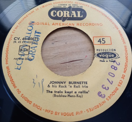 Johnny burnette train kept - johnny,