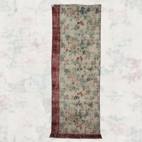 Coureur beige floral vintage - ,