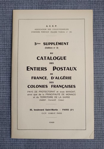 Supplément catalogue - supplément,