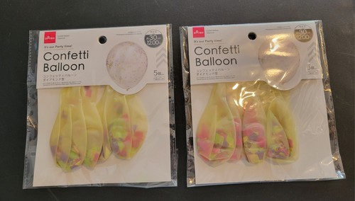 Daiso japan confetti ballons - japan,