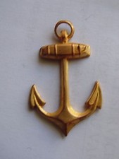 ANCRE DE MARINE EN LAITON /