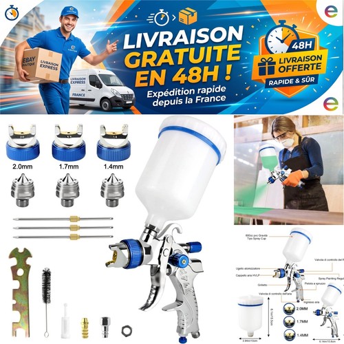Pistolet peinture hvlp - pistolet, à