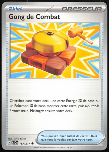 Carte pokémon gong combat - carte,