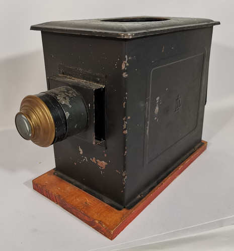 Ancien projecteur lanterne - ancien,