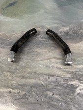 Vintage TREK OCLV Carbon Fiber Bar Ends Aluminum clamps. Mountain bike 90’s MTB