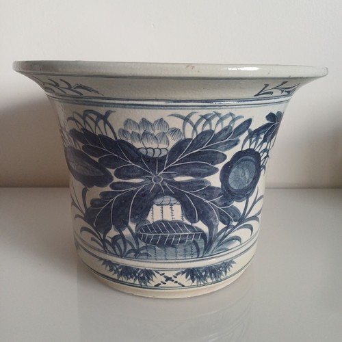 Cache pot porcelaine - cache, blanc