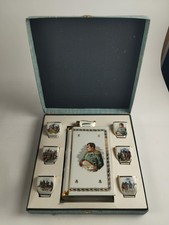 Limoges Porcelaine Coffret Napoléon Bonaparte Service à liqueur Cognac