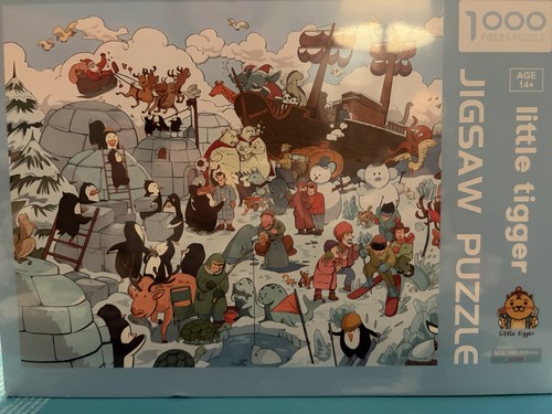 Ice world puzzle little - world, by