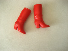 paire de  BOTTES ROUGES pour