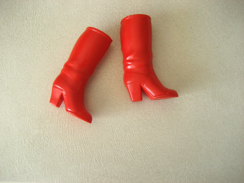 Paire bottes rouges - de,