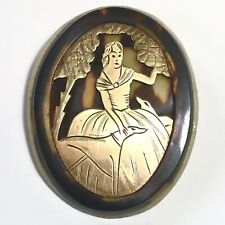 Superb Art Deco Women's Bakelite and Brass Greyhound Brooch