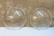 2 NOS HELLA 130mm FOG SPOT LIGHT LENSES Classic BMW Isetta PORSCHE VW MERCEDES