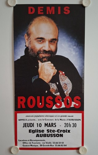 Concert poster demis - poster,