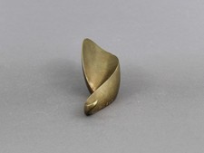 Organic bronze sculpture, Vintage 1960s, Abstract art object, Signed & numbered