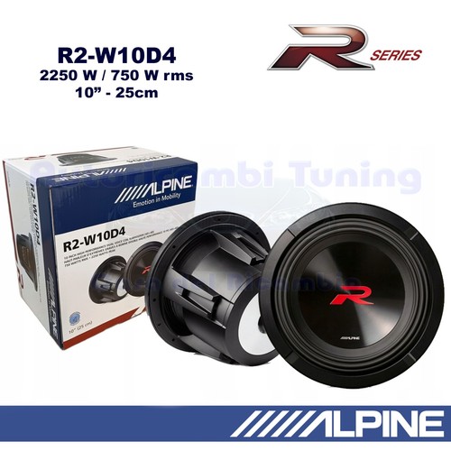 Subwoofer alpine w10d4 - subwoofer,