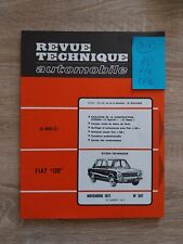 Revue technique Fiat 128 1100 Break Coach Berline