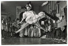 Photo Daniel Frasnay - French Cancan - Large Gap - 1950 Silver Print - 