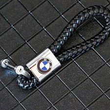 Porte clé BMW cuir corde