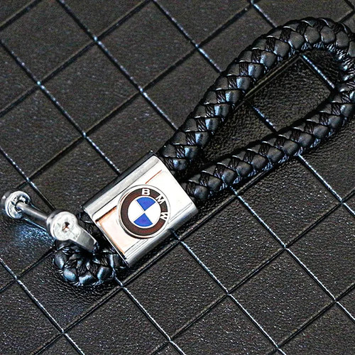 Porte clé bmw cuir - cuir, corde