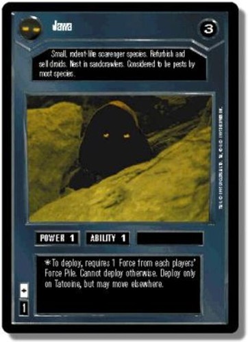 Jawa star wars ccg - jawa, (d)