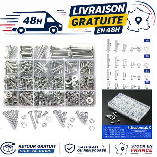 Kit vis inox m5 m6 - vis,