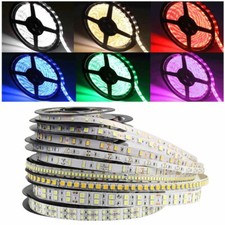16.4ft LED Strip 3528 2835 3014 5050 5054 5630 5730 7020 SMD Flexible Light 12V