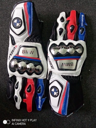 Hommes gants moto cuir - en,