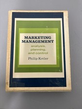 marketing management Analysis Planning And Control By Philip Kotler