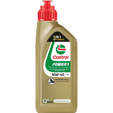 Castrol POWER 1 4T 10W-40 10W40 4T Motorcycle & Scooter Engine Oil 1 Litre 1L