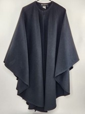 Ted Lapidus Poncho VTG RARE Black Made in France Boutique Haute Couture Paris