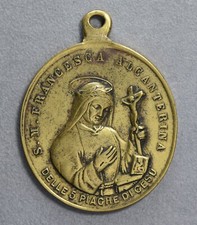 Medal Portici San Pasquale al Granatello Santa Maria delle Cinque Plaghe 1891