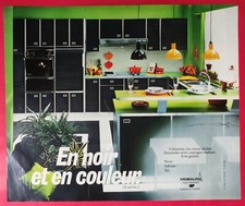 1976 MOBALPA Kitchens Press Advertisement in Black & Color