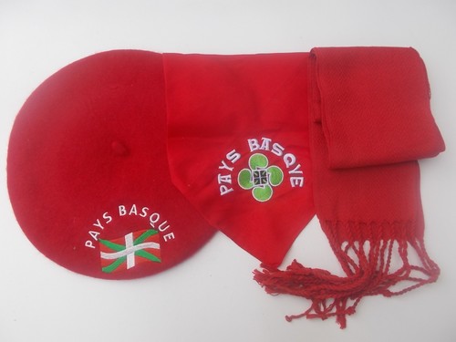 Béret basque foulard - béret, ,