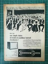 643 OLD ADVERTISEMENT 1950 Continental Edison TV - La Hutte - Dubonnet