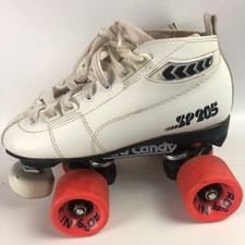 Pacer SP205 Quad Racer Roller Skates Womens 4  Nitro Wheels Vintage Hard Candy