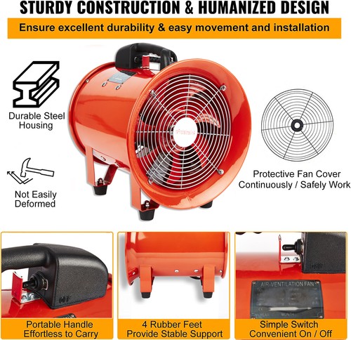 Extracteur air axial - d'air,
