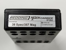 87282 Redding Nxgen Carbide Sizing Die - 38 Special/357 Magnum - Neuf