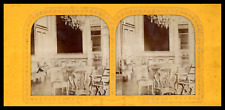 Château de Saint-Cloud, Salon des Vernets, ca.1870, day/night stereo (French Tis