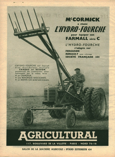 Publicité ancienne cormick - ancienne,