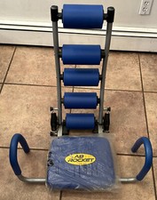 Ab Rocket Abdominal Trainer Light Resistance Bands Workout Exercise Machine