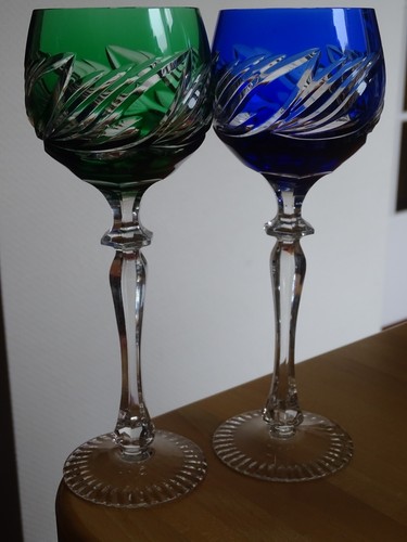 Grands verres vin couleur - verres,