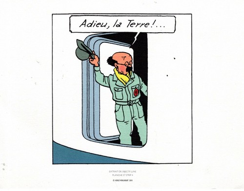 Tintin objectif lune - objectif, herge