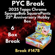 "The Krusty Krab Pizza.." 2025 Topps Chrome SpongeBob Hobby 6 Box Break 1478